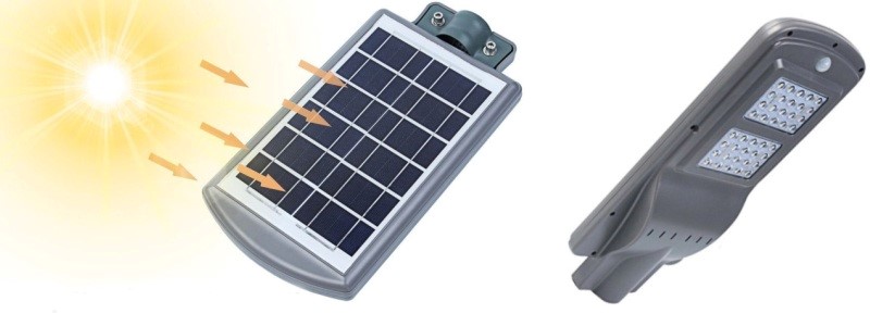 KIBOR HL 40W - уличный светодиодный LED светильник 40 Вт на солнечных батареях, консольный, с интеллектуальным датчиком движения, контроллером и аккумулятором
